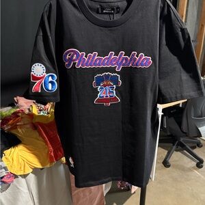 Philadelphia 76ers Black T-Shirt